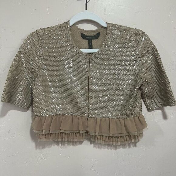 BCBGMaxazria Sequin Sweater - Picture 1 of 10
